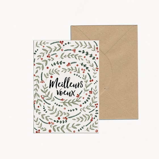 carte noël meilleurs voeux