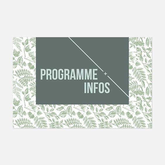 Programme de mariage bois, papeterie Folk & wood en bois recto
