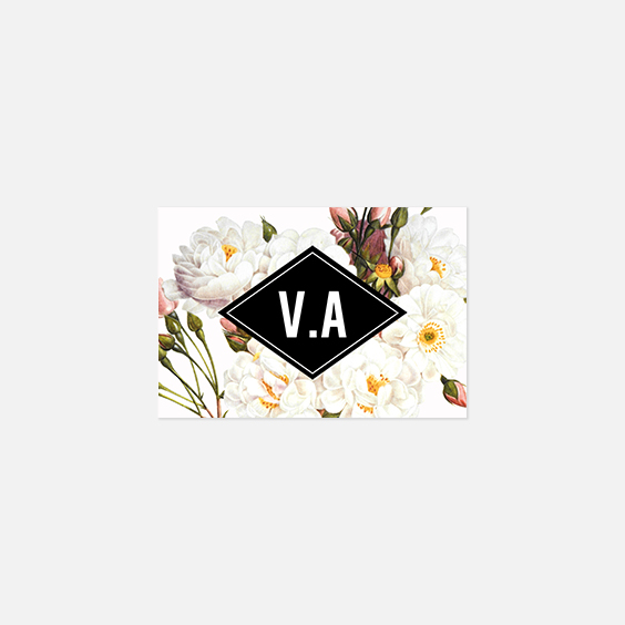 Visuel pour timbre  fleur, papeterie Jardin botanique recto