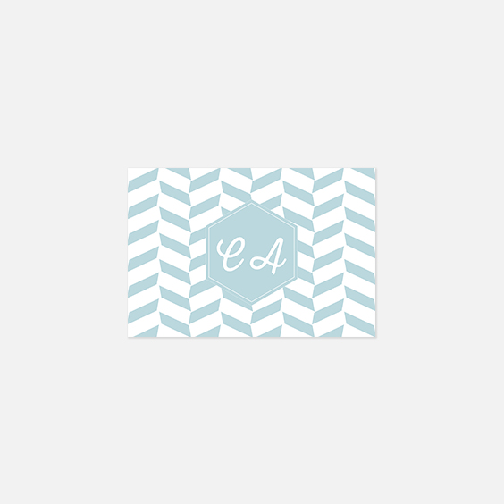 Visuel pour timbre  kraft, papeterie Douceur scandinave recto