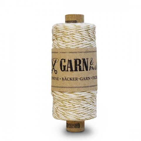 ficelle baker twine naturel et or pour décorer cadeaux, invitaion et faire-part