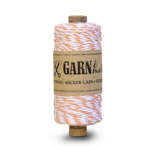 ficelle baker twine pêche rayée pour décorer cadeaux, invitaion et faire-part