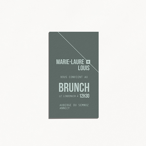 Brunch  bois, champêtre, papeterie Folk & wood en bois