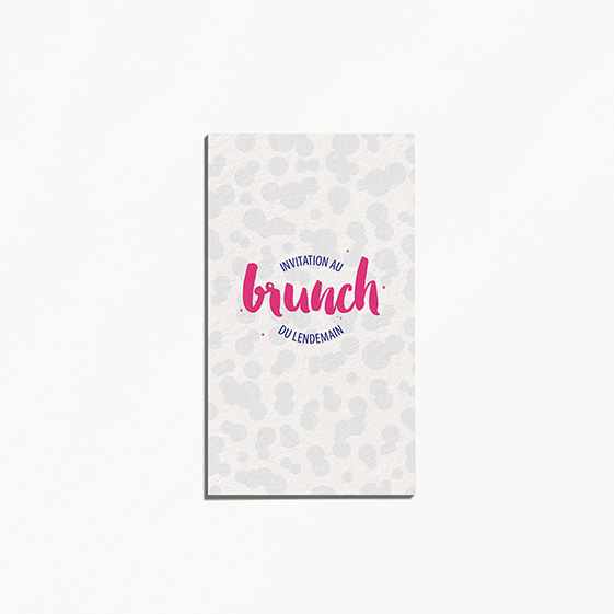 Brunch  graphique, rock, papeterie Un mariage à Memphis