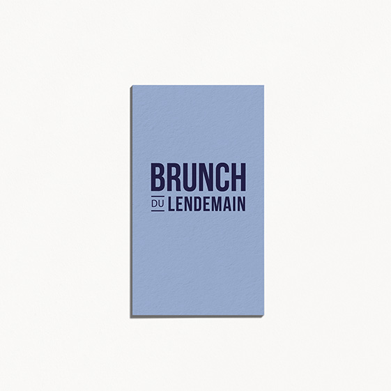 Brunch  graphique, serenity, papeterie Sweet géometrie
