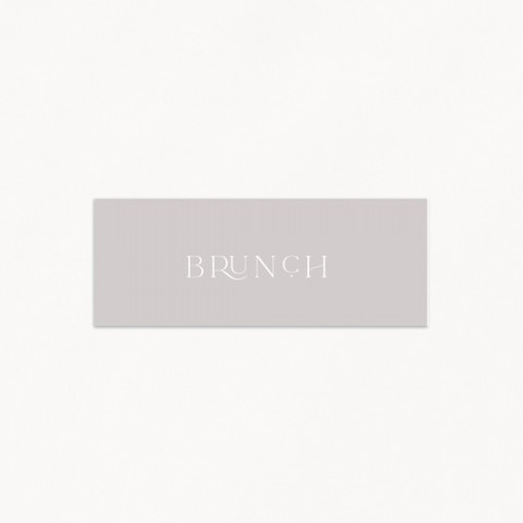 carton brunch delicatesse mariage moderne plexi givre