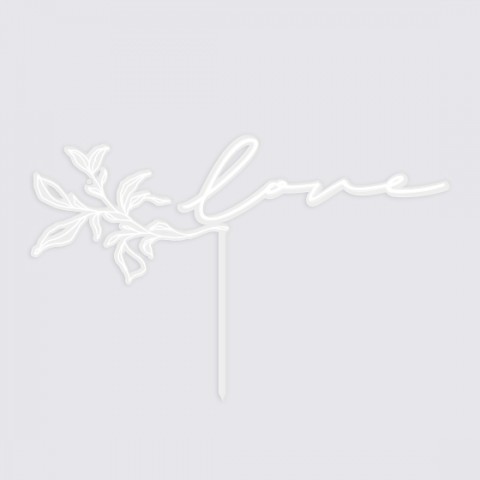 cake topper love mariage moderne natura 