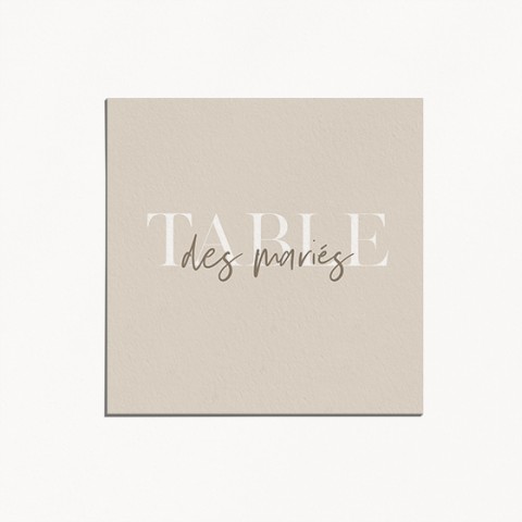 numero de table de mariage gulia jeux typographique et tons naturels recto