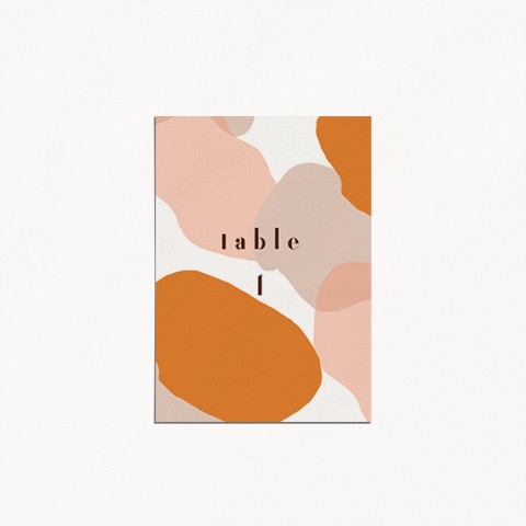 numéro de table mariage, matisse, illustration visage mariés moderne, minimaliste