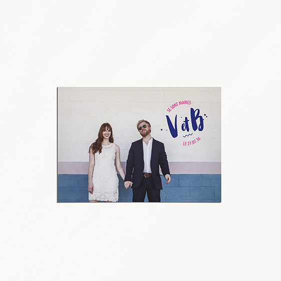 Remerciements de mariage graphique, rock, papeterie Un mariage à Memphis
