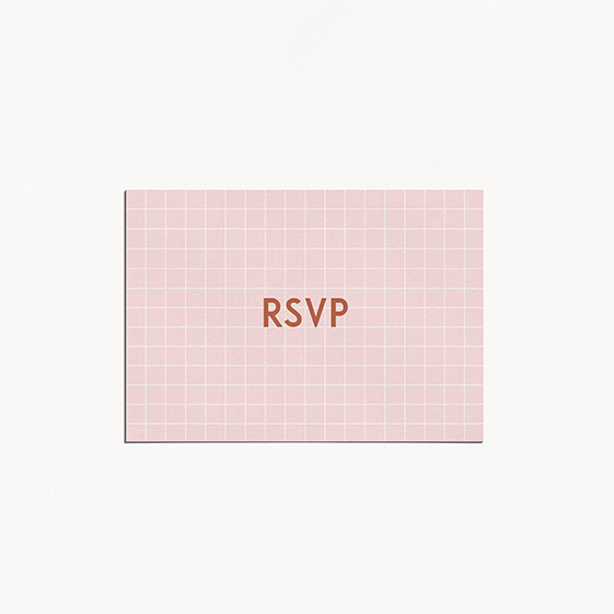RSVP de mariage cuivre, chic, papeterie Copper