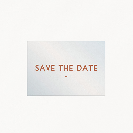 Save the date de mariage cuivre, chic, papeterie Copper