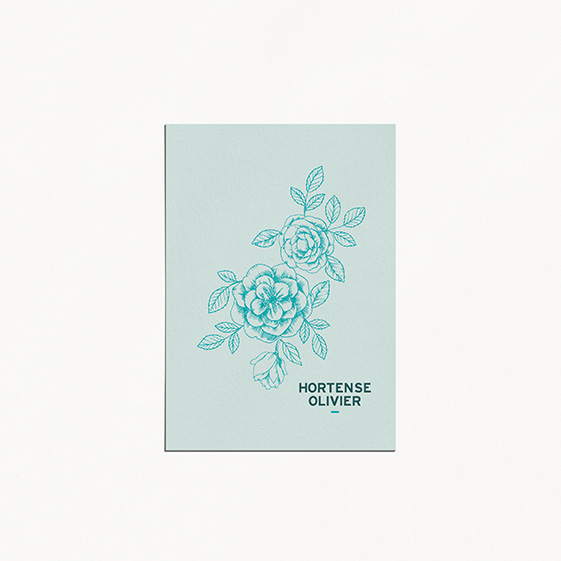 Save the date de mariage fleur, papeterie Dame-Jeanne