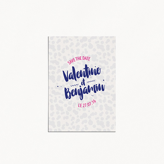 Save the date de mariage graphique, rock, papeterie Un mariage à Memphis