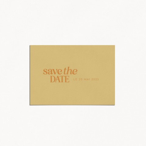 save the date mariage moderne eighties graphique recto