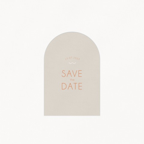 save the date mariage riviera arche vague recto
