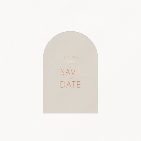 save the date mariage riviera arche vague recto