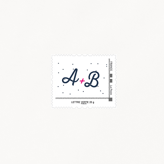 Visuel pour timbre  graphique, moderne, papeterie Des petits pois