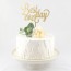 cake toper, best day ever, découpés, laser, couleur or