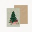 carte noël sapin cadeaux