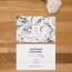 Carton dinner  géometrique, cuivre, papeterie Papier marbre