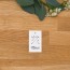 Etiquette  kraft, hiver, papeterie Douceur scandinave