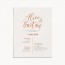 Faire part de mariage boho boheme chic verso