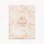 Faire part de mariage boho boheme chic recto