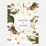 Faire part de mariage fleur, papeterie Jardin botanique recto