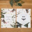 Faire part de mariage fleur, papeterie Jardin botanique