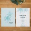 Faire part de mariage fleur, papeterie Dame-Jeanne