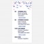Faire part de mariage graphique, papeterie Sweet géometrie verso