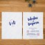 Faire part de mariage graphique, rock, papeterie Un mariage à Memphis