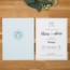 Faire part de mariage kraft, hiver, papeterie Douceur scandinave