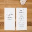 Faire-part de mariage kraft, papeterie Rétro