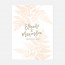 Faire-part de mariage végétal, naturel, papeterie Organic recto