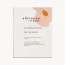 faire-part de mariage, matisse, illustration visage mariés moderne, minimaliste verso