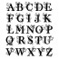 lettre de l'alphabet pancarte naissance personnalisée
