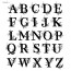 lettre de l'alphabet pancarte naissance personnalisée garçon