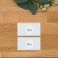Marque place  kraft, hiver, papeterie Douceur scandinave