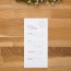 Menu de mariage cuivre, chic, papeterie Copper