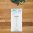 Menu de mariage fleur, papeterie Dame-Jeanne