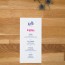 Menu de mariage graphique, rock, papeterie Un mariage à Memphis