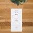Menu de mariage kraft, hiver, papeterie Douceur scandinave