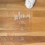Menu de mariage transparent, plexiglas, papeterie Plexi