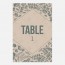 Numero de table  bois, papeterie Folk & wood en bois recto