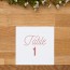 Numero de table  cuivre, chic, papeterie Copper