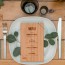Pack d'échantillons de papeterie de mariage en bois, faire-part, étiquette