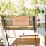 Pancarte chaise décoration mariage en bois détail