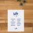 Plan de table de mariage graphique, rock, papeterie Un mariage à Memphis